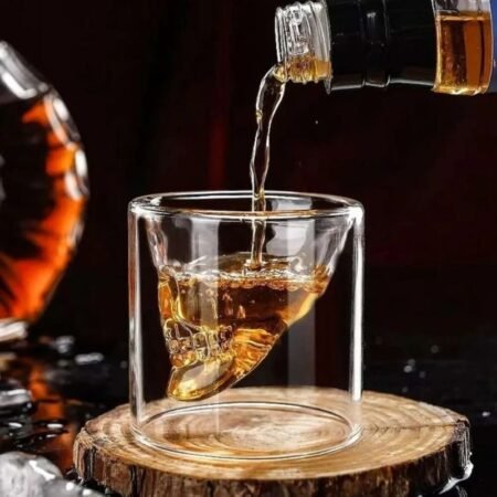 Alternative view of Shot De Vidrio Calavera Doble Pared 50ml