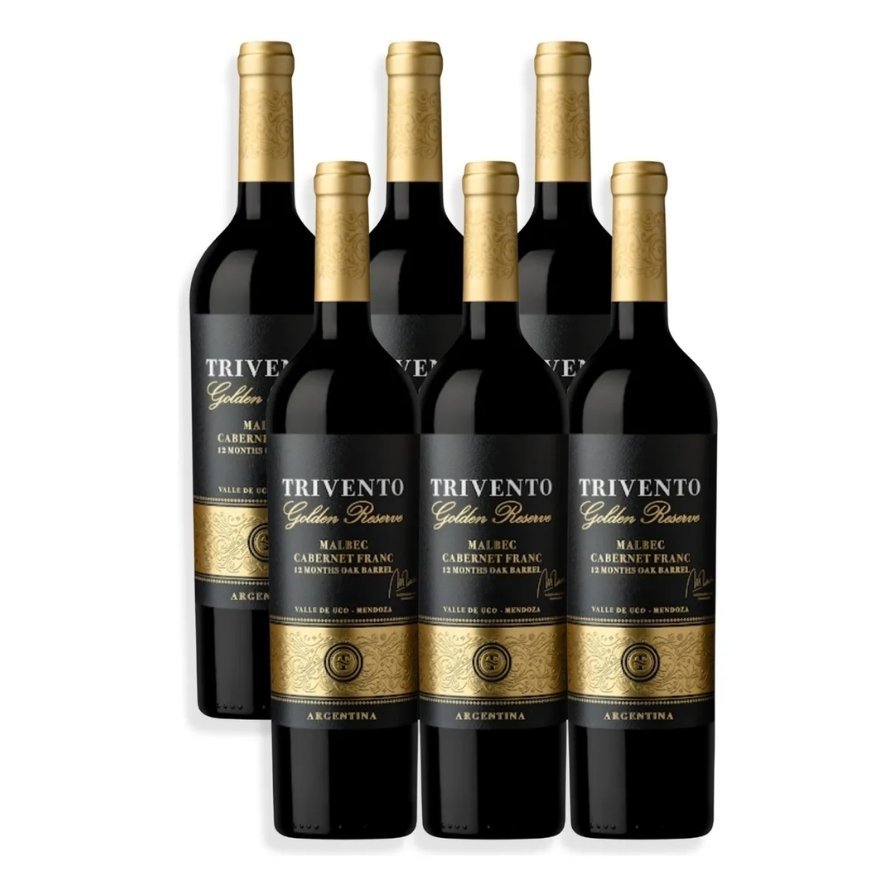 Trivento Golden Reserve Red Blend 12 Months OAK Barrel 750ml - Imagen 2