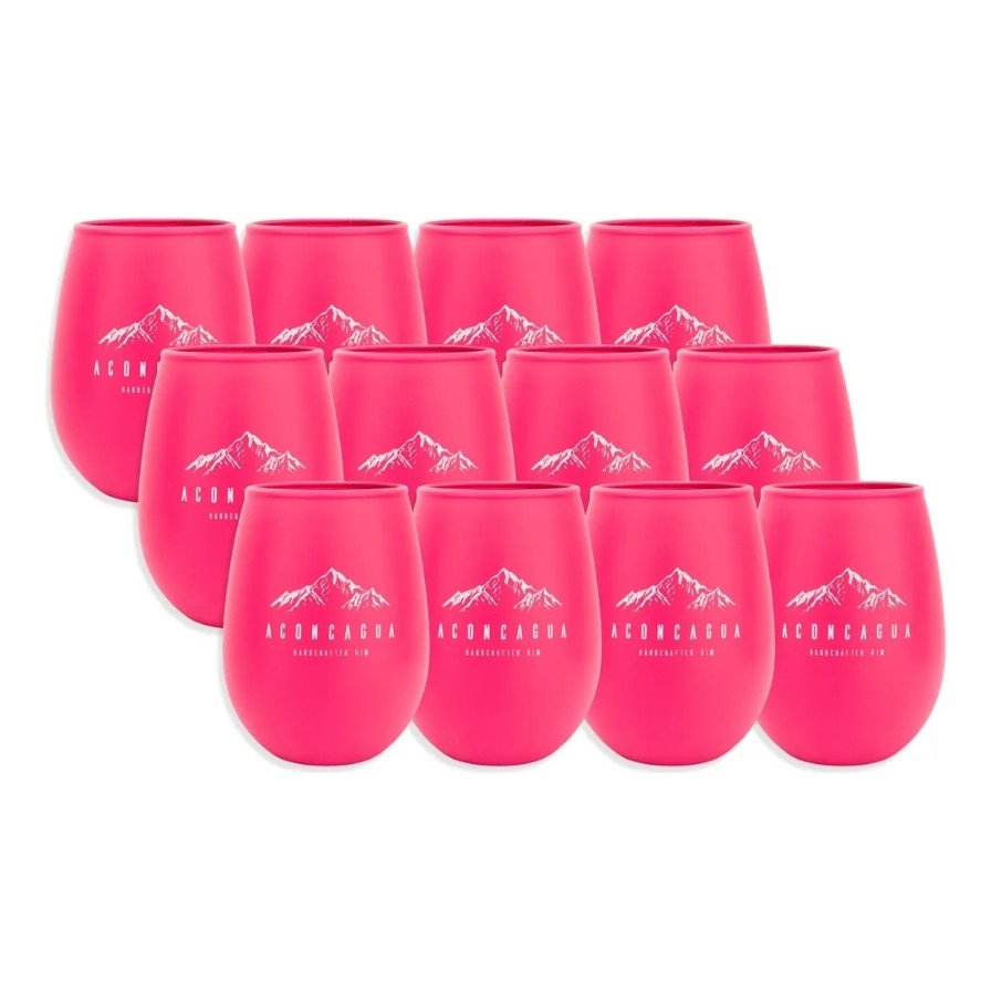 Vaso De Vidrio Aconcagua Rosa 400ml - Imagen 2