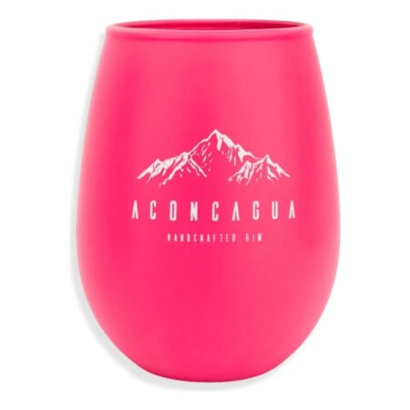 Vaso De Vidrio Aconcagua Rosa 400ml