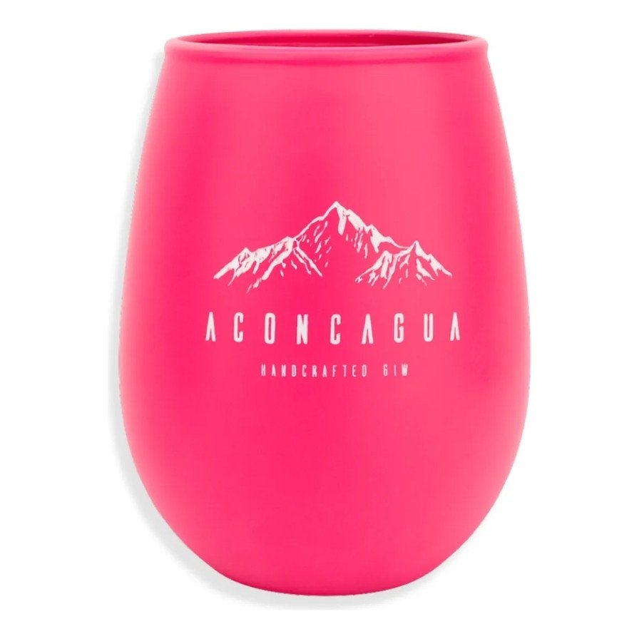 Vaso De Vidrio Aconcagua Rosa 400ml