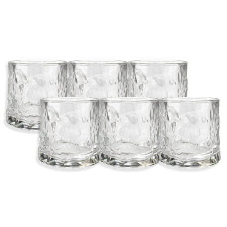 Alternative view of Vaso De Vidrio Whisky Mareado Tallado 200ml