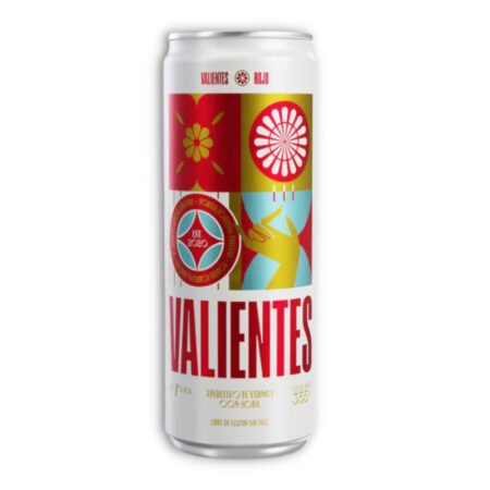 Valientes Vermouth Rojo Con Soda 355ml