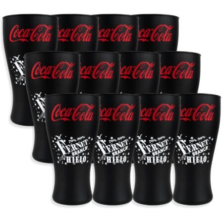 Alternative view of Vaso De Vidrio Coca-Cola Branca Negro 1000ml