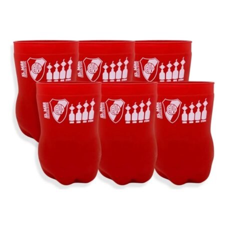 Alternative view of River Plate Vaso De Vidrio Rojo 800ml