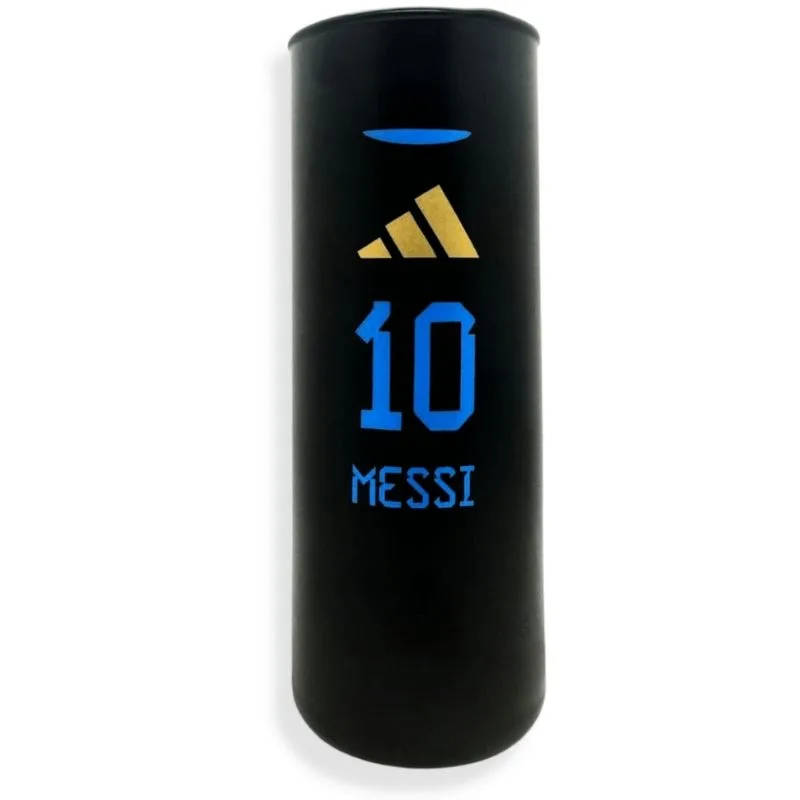 Mix 1u Branca Fernet 750ml + 2u Vaso De Vidrio Messi 10 Negro 500ml - Imagen 2