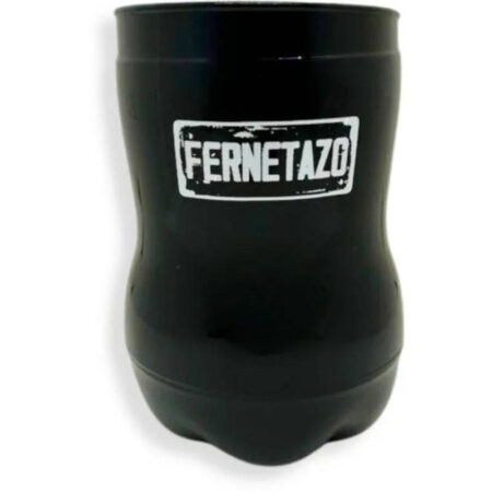 FERNETAZO VASO DE VIDRIO NEGRO 800ML