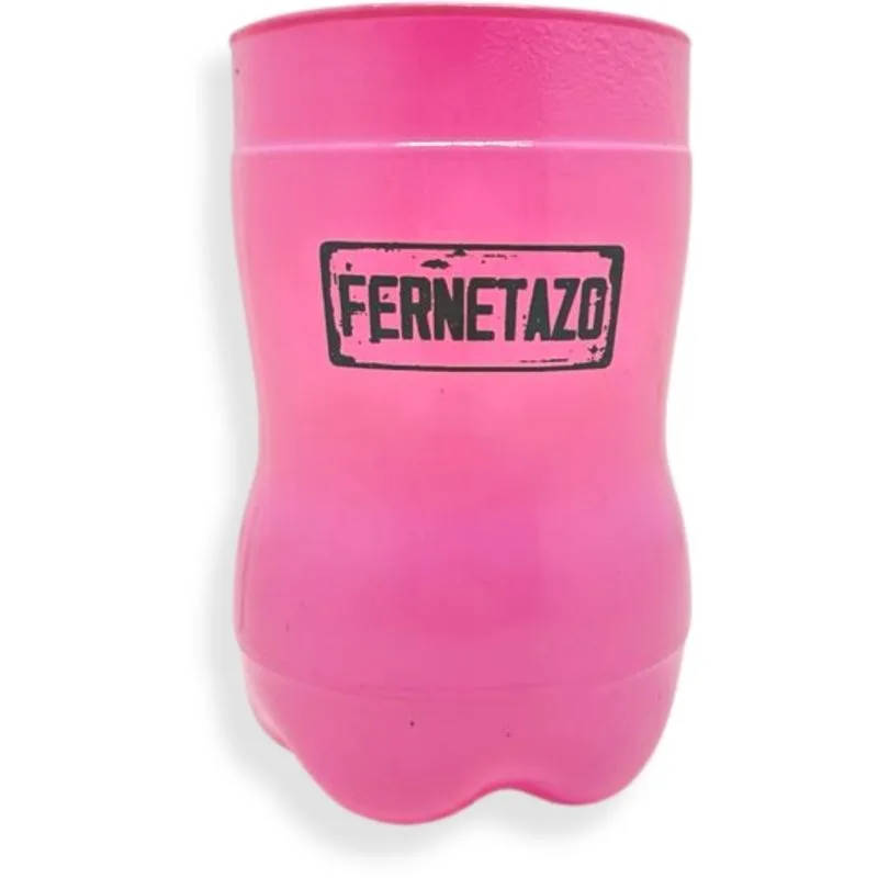 FERNETAZO VASO DE VIDRIO ROSA 800ML