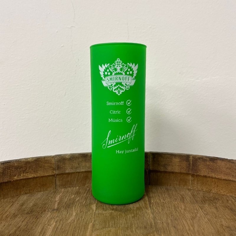 Mix 1u Smirnoff Watermelon 700ml + 2u Vaso De Vidrio Smirnoff Verde 450ml - Imagen 5