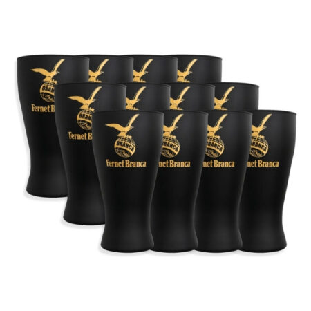 Alternative view of VASO DE VIDRIO FERNET BRANCA NEGRO 1000ML