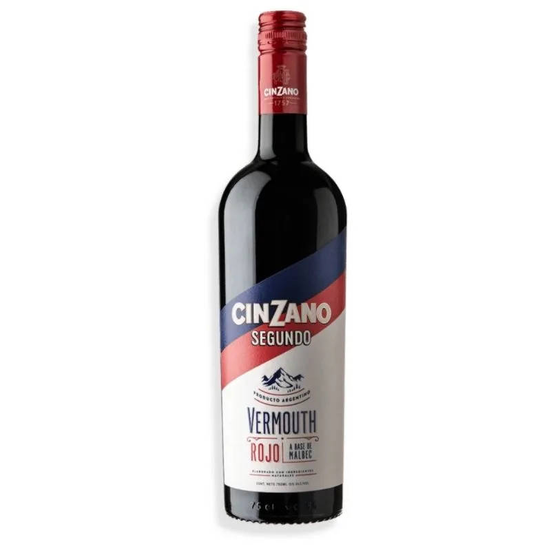 Vermouth Cinzano Segundo Rojo A Base De Malbec 750ml