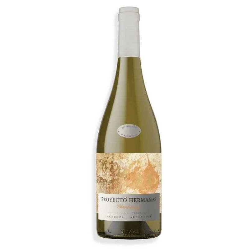 Vino Blanco Proyecto Hermanas Chardonnay 750ml Mendoza