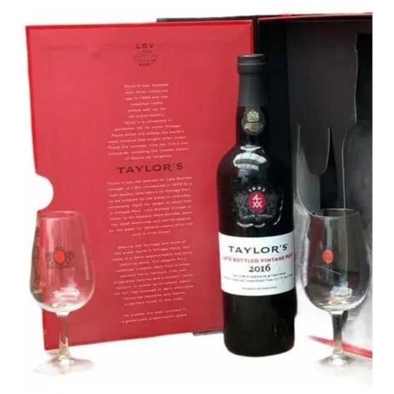 Taylor´s LBV Oporto 750ml + 2 Copas C/Estuche