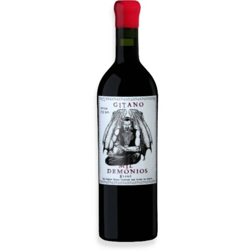 Vino Tinto Mil Demonios Gitano Blend De Regiones 750ml