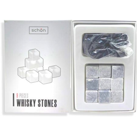 SCHÖN SET HIELOS CUADRADOS MÁRMOL WHISKY X9U