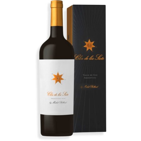 CLOS DE LOS SIETE BLEND MALBEC MERLOT CAB. SAUV. SYRAH PETIT VERDOT CAB. FRANC 750ML C/ESTUCHE CARTON