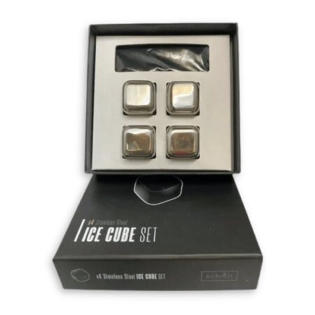 SCHÖN CUBOS DE HIELO ACERO INOXIDABLE SET X4U