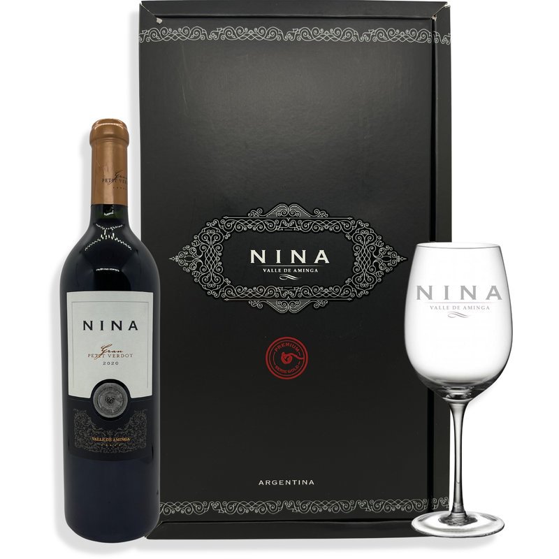 Nina Gran Petit Verdot 750ml + 1u Copa C/Estuche